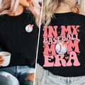 In My Baseball Mom Era Shirt, Baseball Mom Sweatshirt, Bow Mom Shirt, Game Day, Mothers Day Gift, Mothers Day Shirt, Mom...