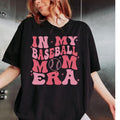 In My Baseball Mom Era Shirt, Mom Era Shirt, Mom Life Shirt, Baseball Mama Shirt, Sports Mom Gifts, Retro Game Day Tee,...