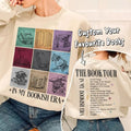 In My Bookish Era Shirt, Custom Favorite Books Sweatshirt, Personalized Book Tour, Book Lover Shirt, Gift For Bookish Hoodie