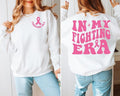 In My Fighting Era Sweatshirt, Breast Cancer Shirt, Gift For Breast Cancer Patient, Breast Cancer Awareness, Breast...