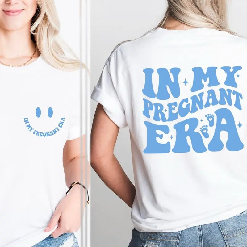 In My Pregnant Era Shirt, In My Pregnancy Era Shirt, Mom To Be Shirt, Baby Announcemen shirt Hoodie, Sweatshirt