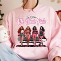 In October We Wear Pink Shirt,   Girl Characters Movies Shirt, Breast Cancer Month Halloween Tshirt, Pink Halloween...