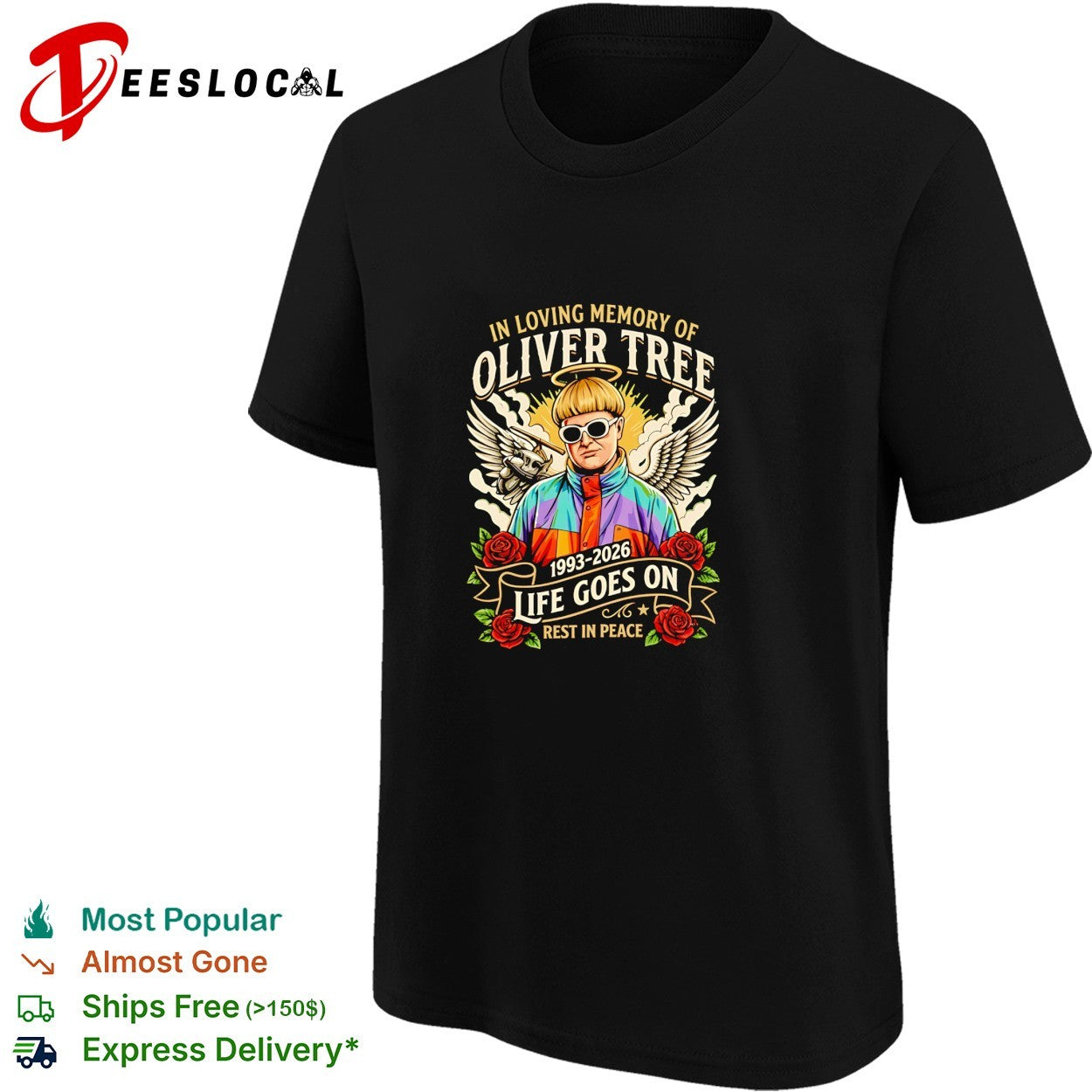 In loving memory of Oliver Tree 1993 2026 life goes on shirt