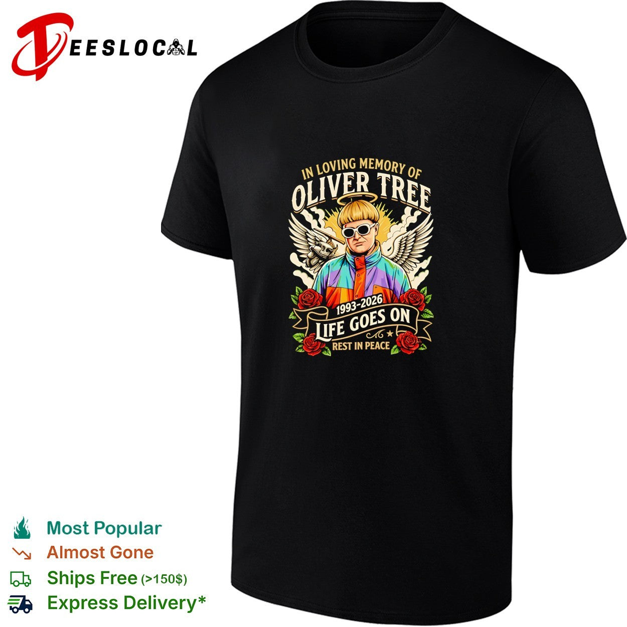 In loving memory of Oliver Tree 1993 2026 life goes on shirt