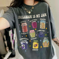 Inclusion Is My Jam Shirt, Autism Awareness Sweatshirt, Inclusion Shirt, Neurodiversity Apparel, Autism Teacher Shirt,...