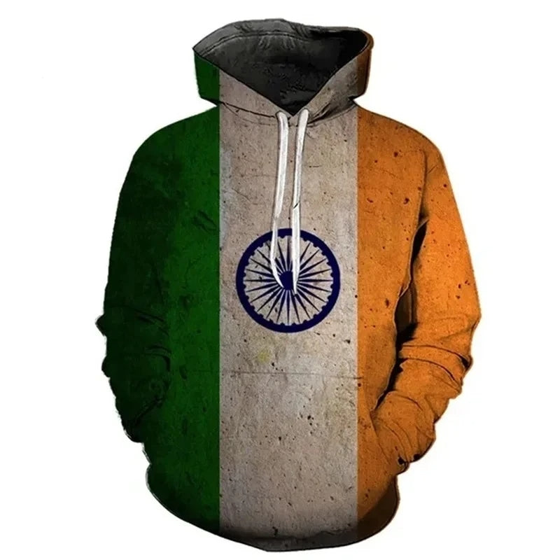 Indian Flag Hoodie