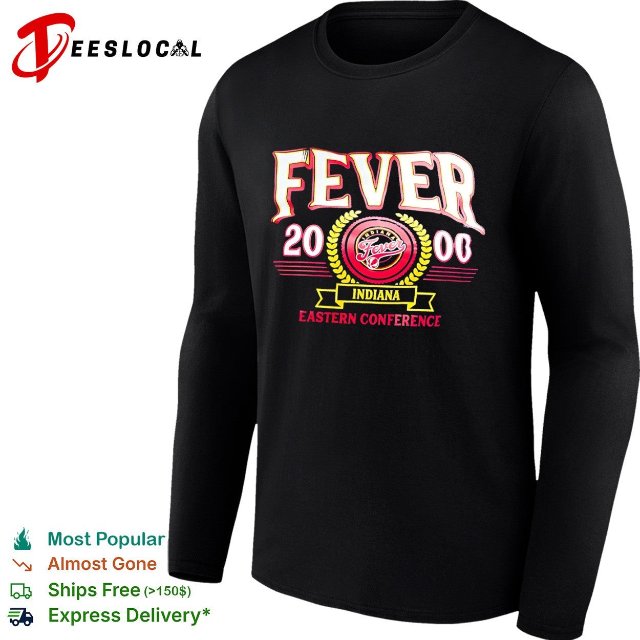 Indiana Fever Eastern Conference logo 2000 shirt