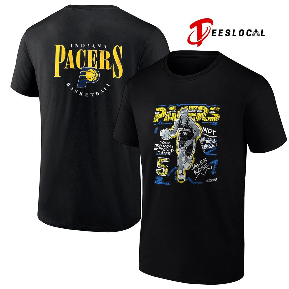 Indiana Pacers Jalen Rose 2000 NBA most improved player shirt