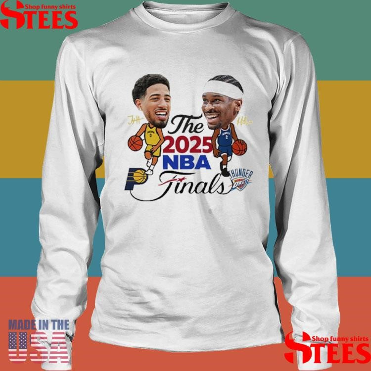 Indiana Pacers Vs Oklahoma City Thunder The 2025 Nba Finals Signature T-shirt