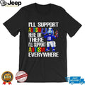 Indianapolis Colts Blue Mascot Autism Awareness Support T Shirt