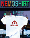 Indianapolis Motor Speedway and Indiana Hoosiers logo shirt
