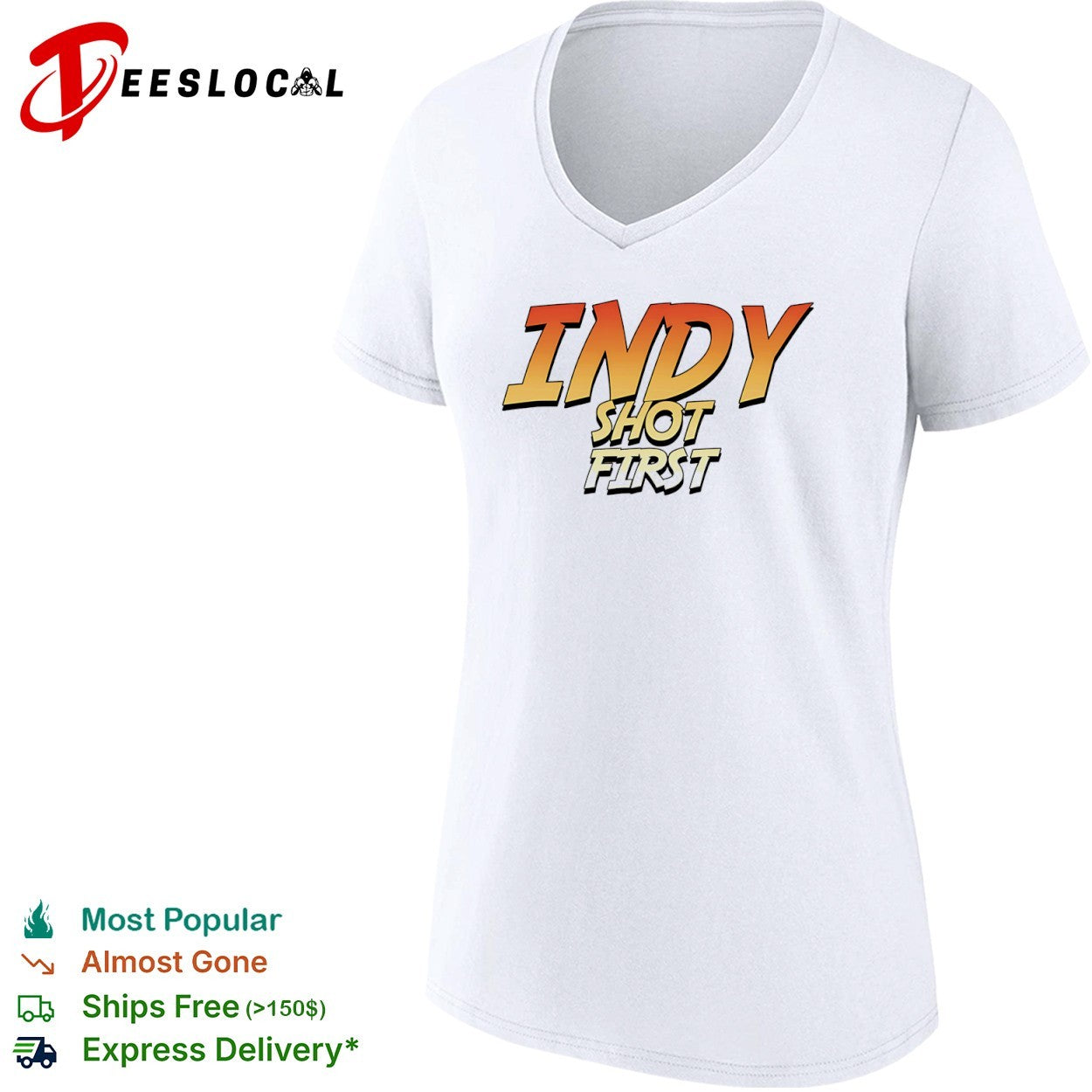 Indy graphic shot first shirt