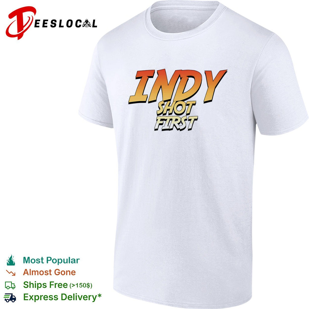 Indy graphic shot first shirt