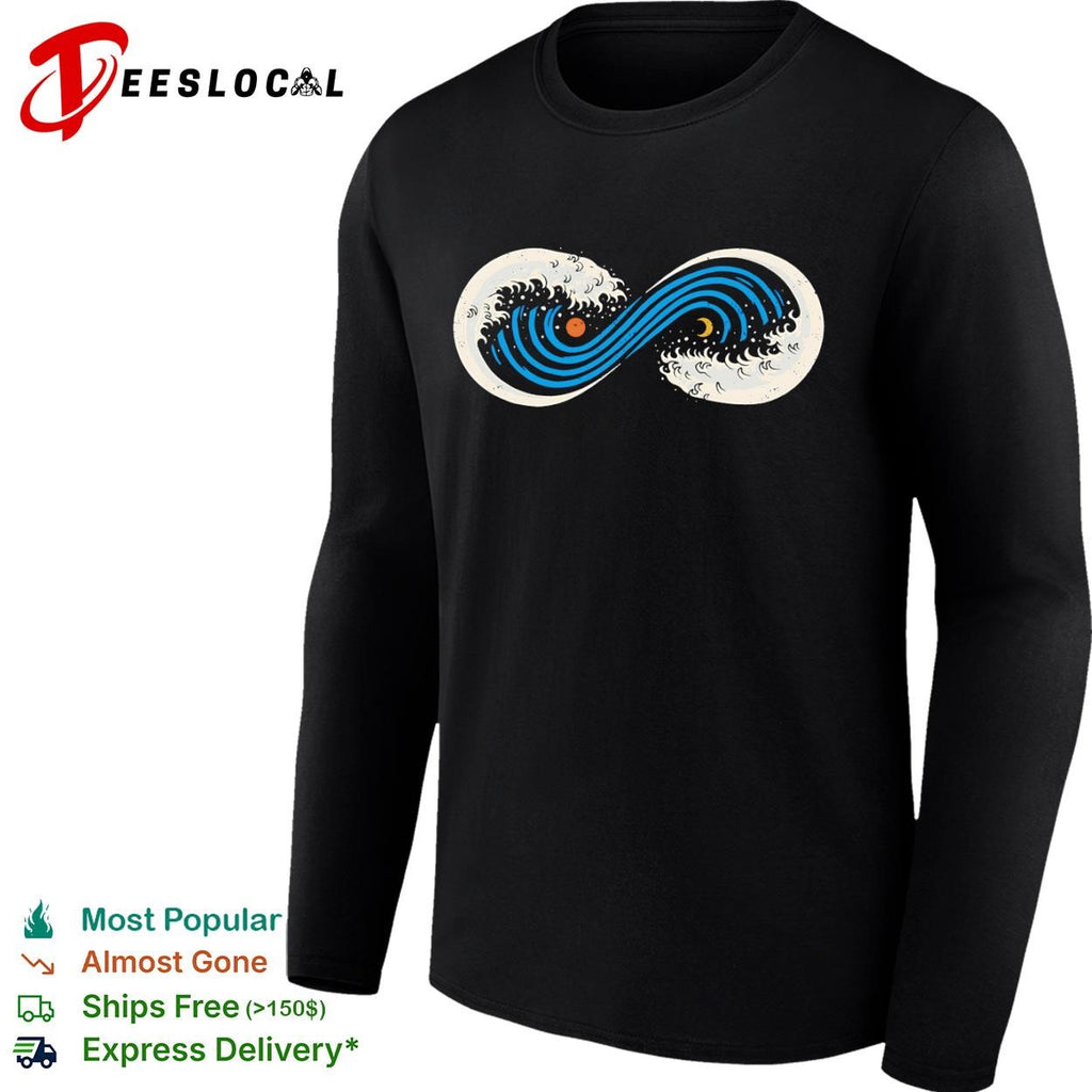 Infinite ocean waves shirt