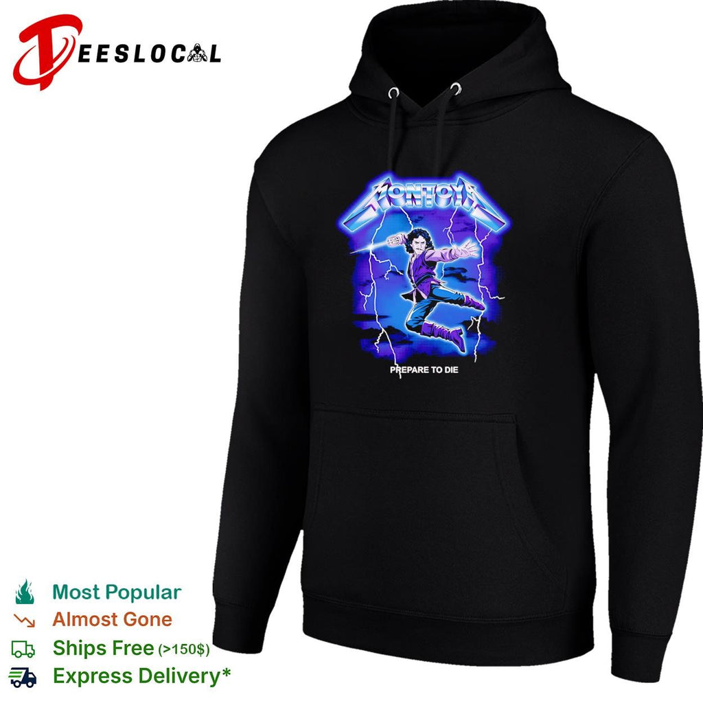 Inigo Montoya from The Princess Bride style of Metallica’s Ride the Lightning shirt