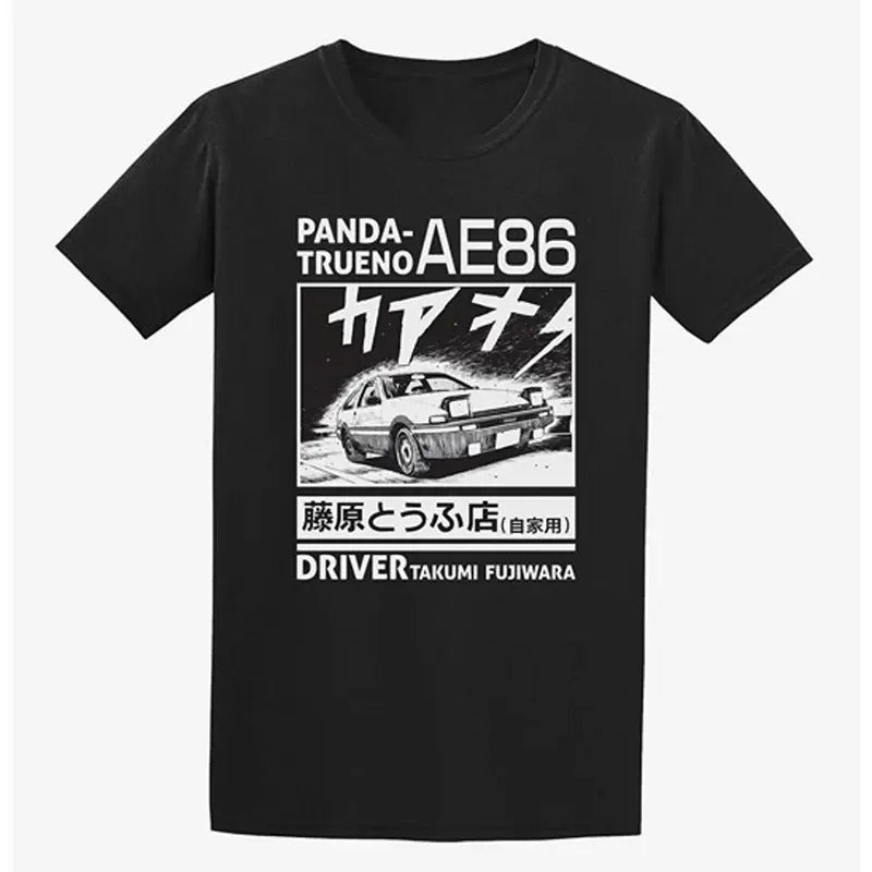 Initial D Panda Trueno Double-Sided T-Shirt Hoodie, Sweatshirt | CiraTrend.com