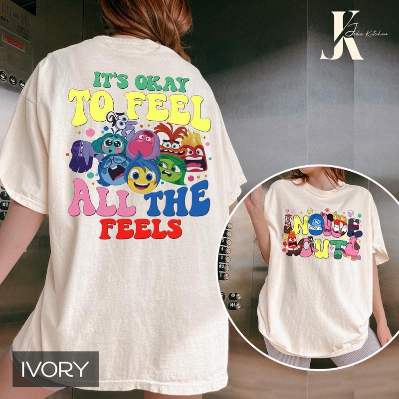Inside Out 'S Okay Feel All Feels Shirt Mental Health Shirt Inclusion Shirt Speech Therapy Shirt Bcba Shirt Para Shirt Inside Out Shirt Core Memory Day Therapy Shirt Okay Feel Psychologists Shirt T-Shirts, Hoodie, Sweatshirt