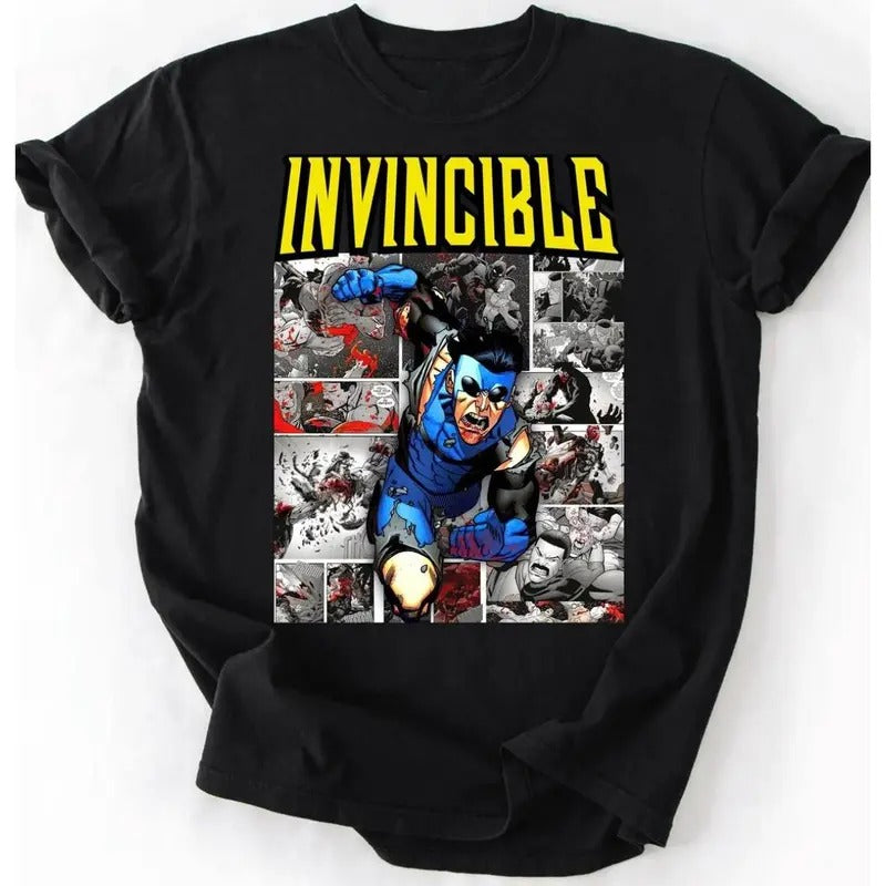 Invincible Graphic Shirt, Invincible Shirt, Mark Grayson Shirt, Blue Black Suit Invincible, Essential Piece, Fits Any...
