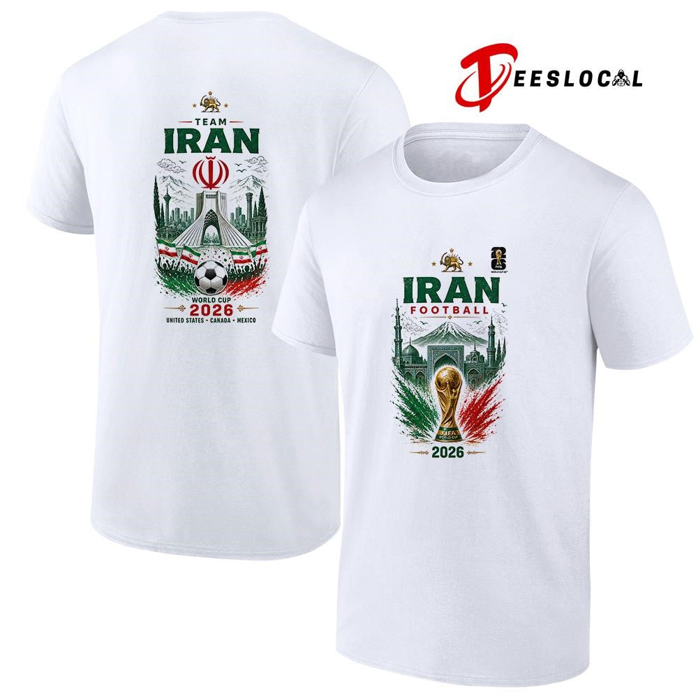 Iran World Cup trophy graphic shirt