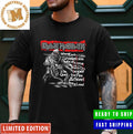 Iron Maiden Celebrate 40th Anniversary Piece Of Mind List Songs Unisex T-Shirt