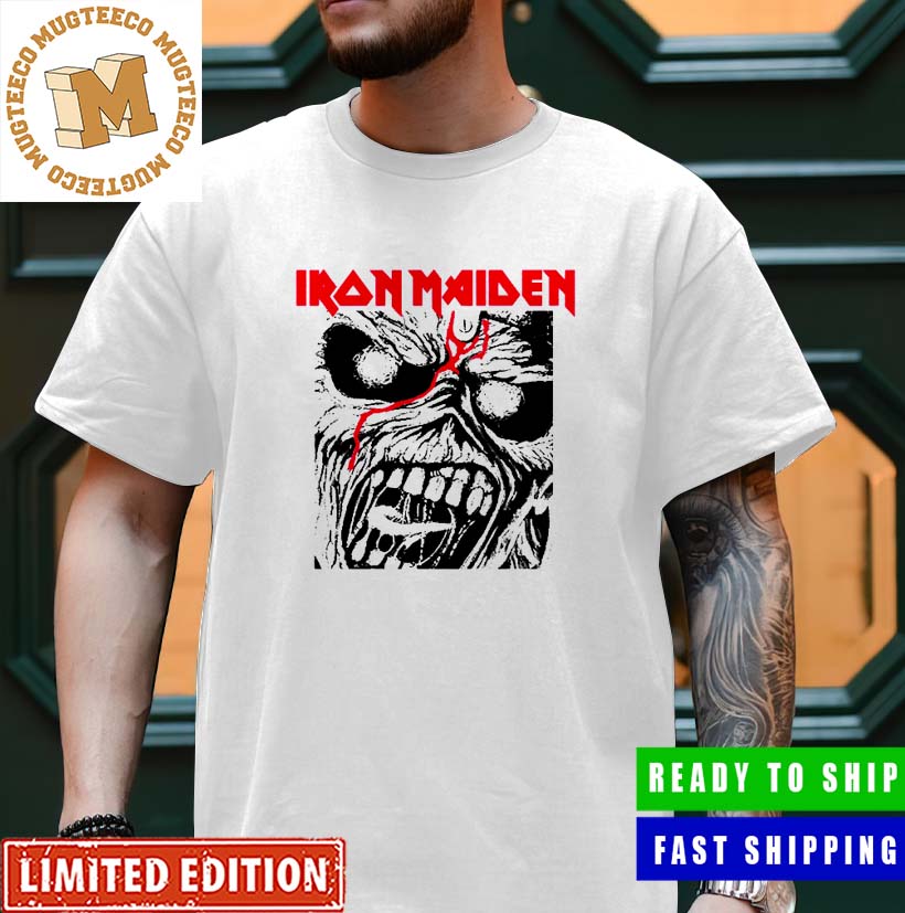 Iron Maiden Celebrate 40th Anniversary Piece Of Mind Vintage T-Shirt