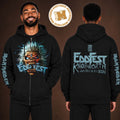 Iron Maiden EddFest 2026 At Knebworth On July 10 And 11 2026 Zip Hoodie Shirt