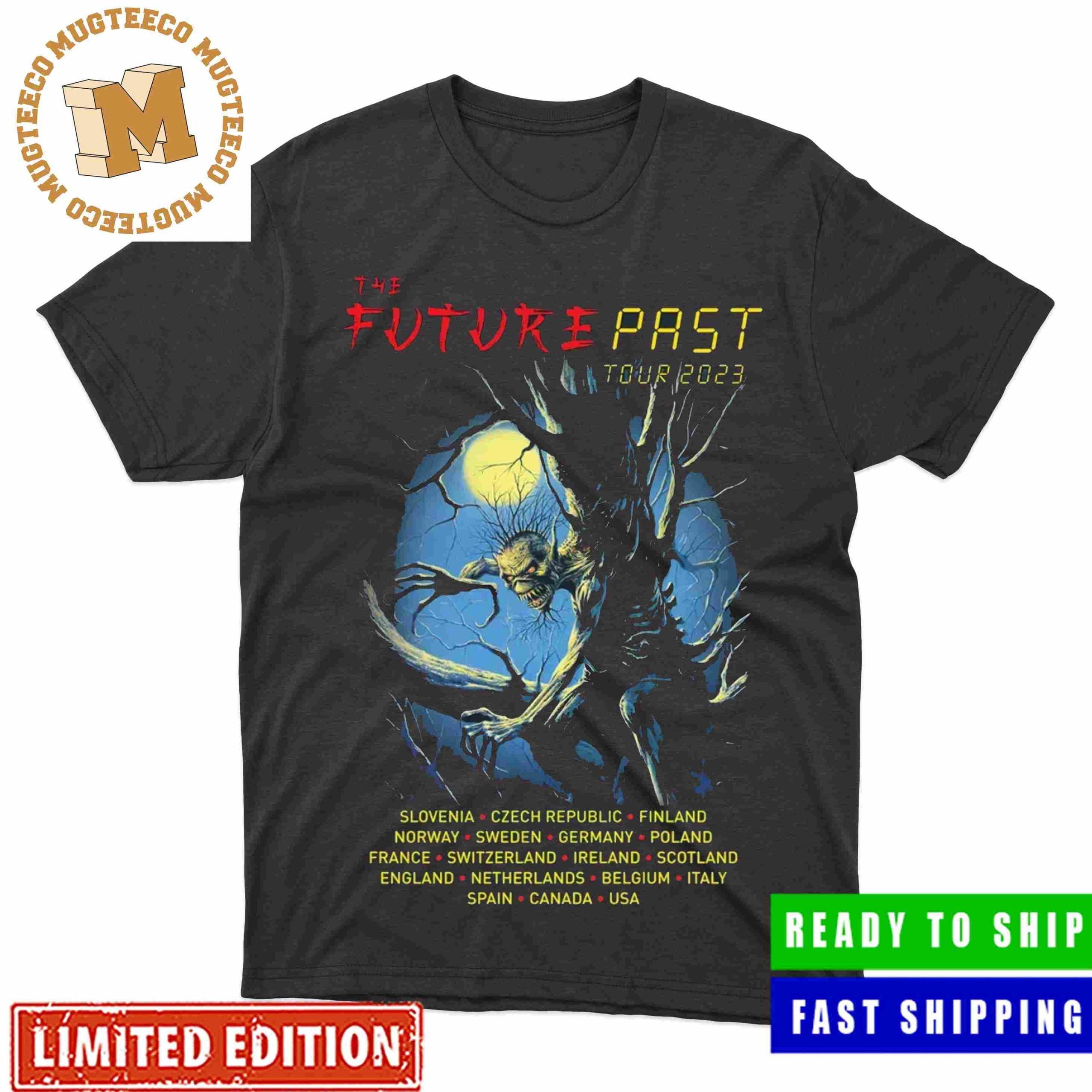 Iron Maiden Fear Of The Dark 2023 Tour Unisex T-Shirt