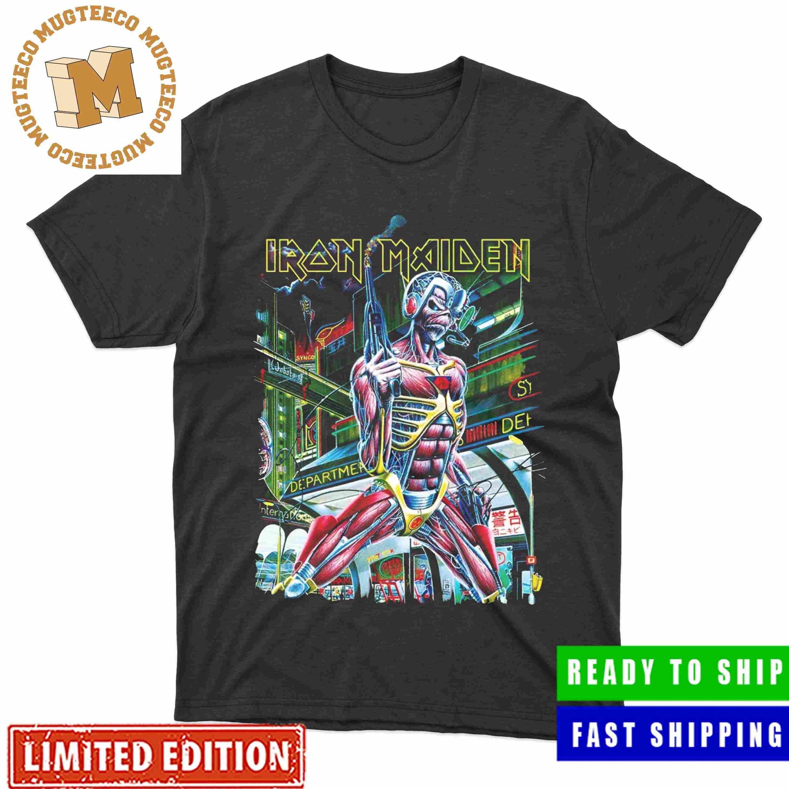 Iron Maiden Somewhere On 2023 Tour Official T-Shirt