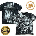 Iron Maiden The Future Past Black And White All Over Print Shirt