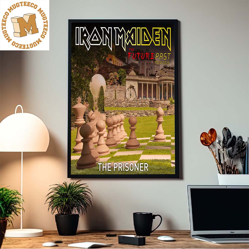 Iron Maiden The Future Past Tour 2023 The Prisoner Home Decor Poster Canvas