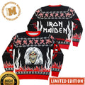 Iron Maiden The Number Of The Beast Xmas 2023 Holiday Gift Ugly Christmas Sweater