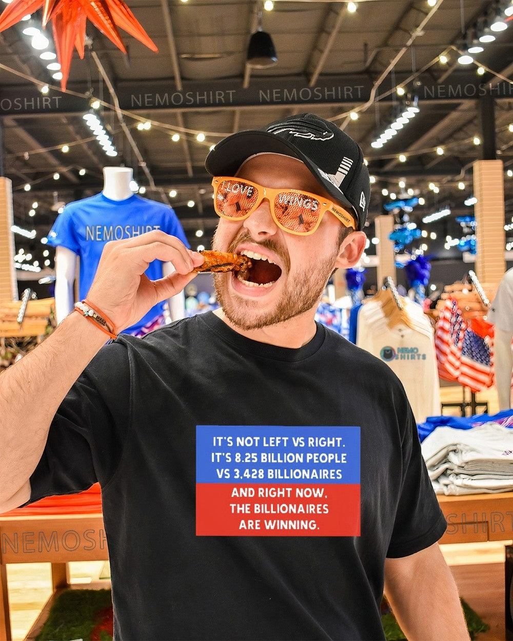 It’s not left vs right the billionaires are winning shirt