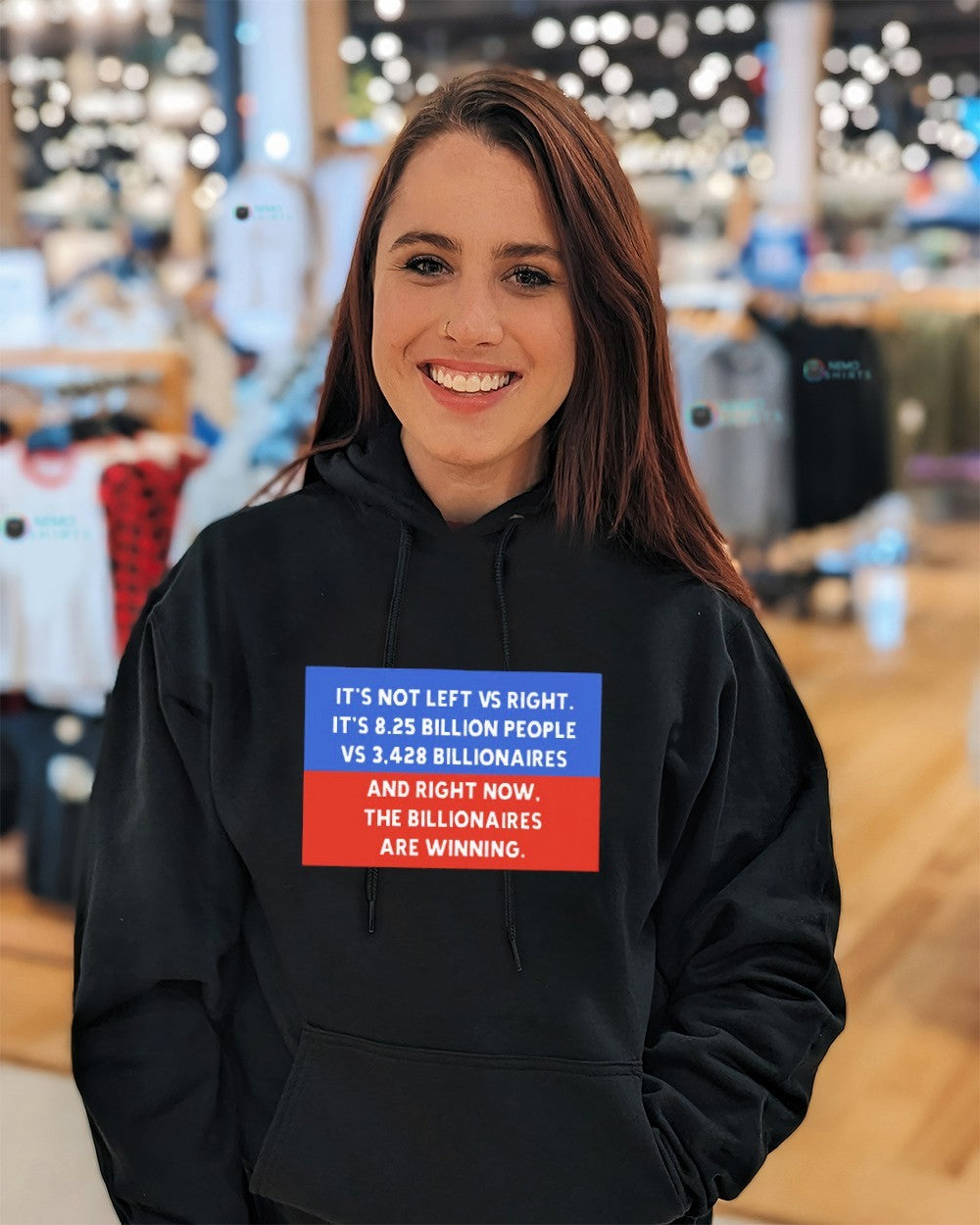 It’s not left vs right the billionaires are winning shirt