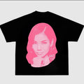 J.Aiko Big Face Pink Tee Hoodie, Sweatshirt | CiraTrend.com