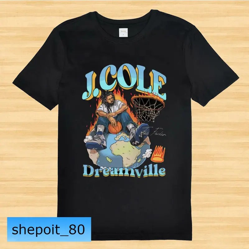J Cole Dreamville T Shirtstyle{n002}2 T-Shirts, Hoodie, Sweatshirt | CiraTrend.com