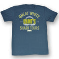 Jaws Mens S/S T-Shirt - Shark Tour - Heather Pacific Blue Heather Hoodie, Sweatshirt | CiraTrend.com