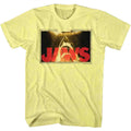 Jaws Mens S/S T-Shirt - Swim Lines - Heather Yellow Heather Hoodie, Sweatshirt | CiraTrend.com
