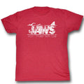 Jaws Mens S/S T-Shirt - Swim Club - Heather Cherry Heather Hoodie, Sweatshirt | CiraTrend.com