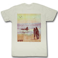 Jaws Mens S/S T-Shirt - Surfside - Solid Natural Hoodie, Sweatshirt | CiraTrend.com