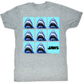 Jaws Mens S/S T-Shirt - Undefeatable - Heather Gray Heather Hoodie, Sweatshirt | CiraTrend.com