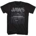 Jaws Mens S/S T-Shirt - Shark Boat - Heather Black Heather Hoodie, Sweatshirt | CiraTrend.com