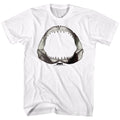 Jaws Mens S/S T-Shirt - Jaws Literally - Solid White Hoodie, Sweatshirt | CiraTrend.com