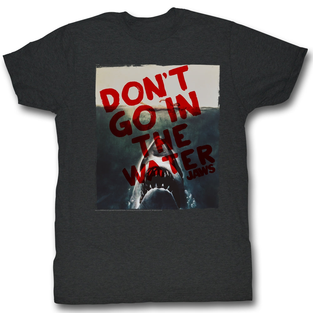 Jaws Mens S/S T-Shirt - Don't Do It - Heather Black Heather Hoodie, Sweatshirt | CiraTrend.com