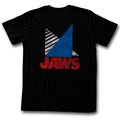 Jaws Mens S/S T-Shirt - Tri - Solid Black Hoodie, Sweatshirt | CiraTrend.com