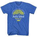 Jaws Mens S/S T-Shirt - Clear Skies - Heather Royal Heather Hoodie, Sweatshirt | CiraTrend.com