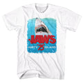 Jaws Mens S/S T-Shirt - Jaws Bite - Solid White Hoodie, Sweatshirt | CiraTrend.com