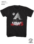 Jaws Mens S/S T-Shirt - Jaws Night - Solid Black Hoodie, Sweatshirt | CiraTrend.com