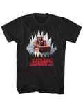 Jaws Mens S/S T-Shirt - Mouth Pov - Solid Black Hoodie, Sweatshirt | CiraTrend.com