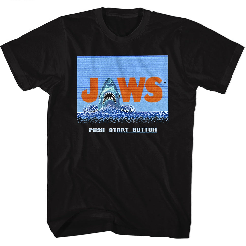Jaws Mens S/S T-Shirt - Vidya Jaws - Solid Black Hoodie, Sweatshirt | CiraTrend.com