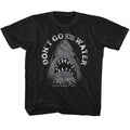 Jaws Toddler S/S T-Shirt - Text Arch - Solid Black Hoodie, Sweatshirt | CiraTrend.com
